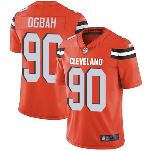 Nike Cleveland Browns #90 Emmanuel Ogbah Orange Alternate NFL Vapor Untouchable Limited Jersey,We sell and wholesale Nike Cleveland Browns #90 Emmanuel Ogbah Orange Alternate NFL Vapor Untouchable Limited Jersey on line form chian!